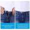 18 Pieces Button Extenders for Jeans, Pants Waist Button Extender for Women Men, Ceryvop Jeans Button Extender Stretchy Waist Extension, 6 Sizes Pants Button Waistband Extender